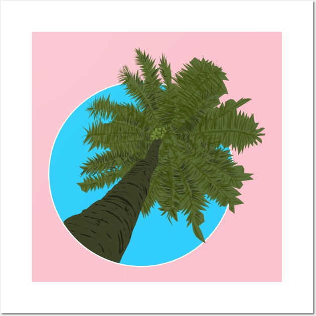 Tropical Shade Coconut Tree Wall Art by JoniGepp